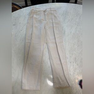 H&M Beige High-Waisted Trousers